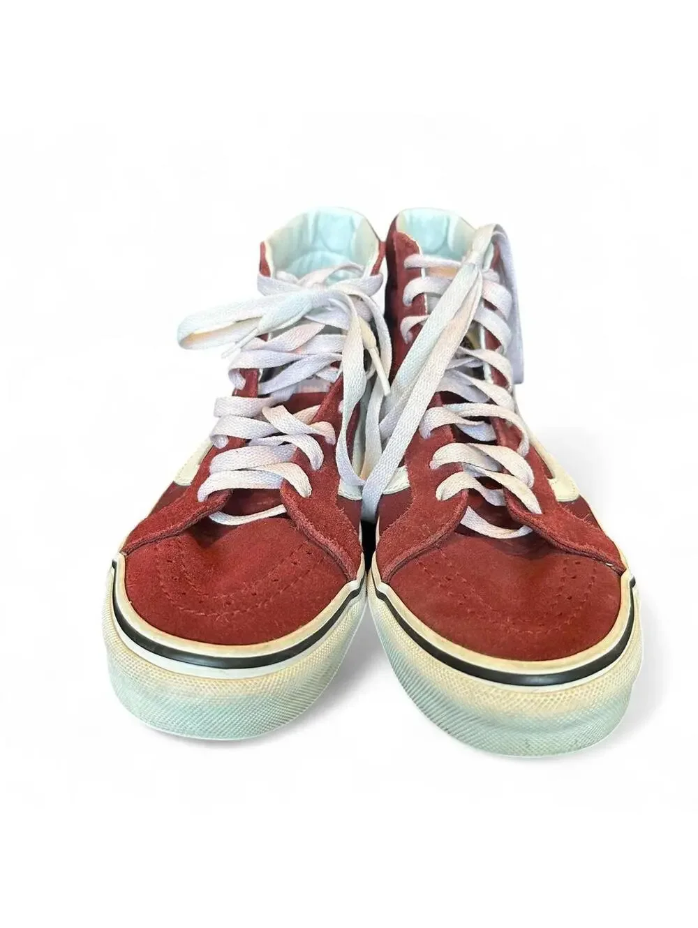 Classic Vans Sk8-Hi sneakers in a rich burgundy! Size 6.5.